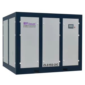 2段式オイル潤滑空気圧縮機